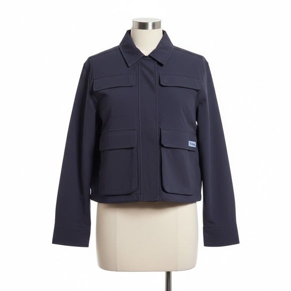 Halfdays Jackets & Blazers - Halfdays Nan Field Jacket Navy Blue XL Hiking Gorpcore Trail Utility Cargo Women